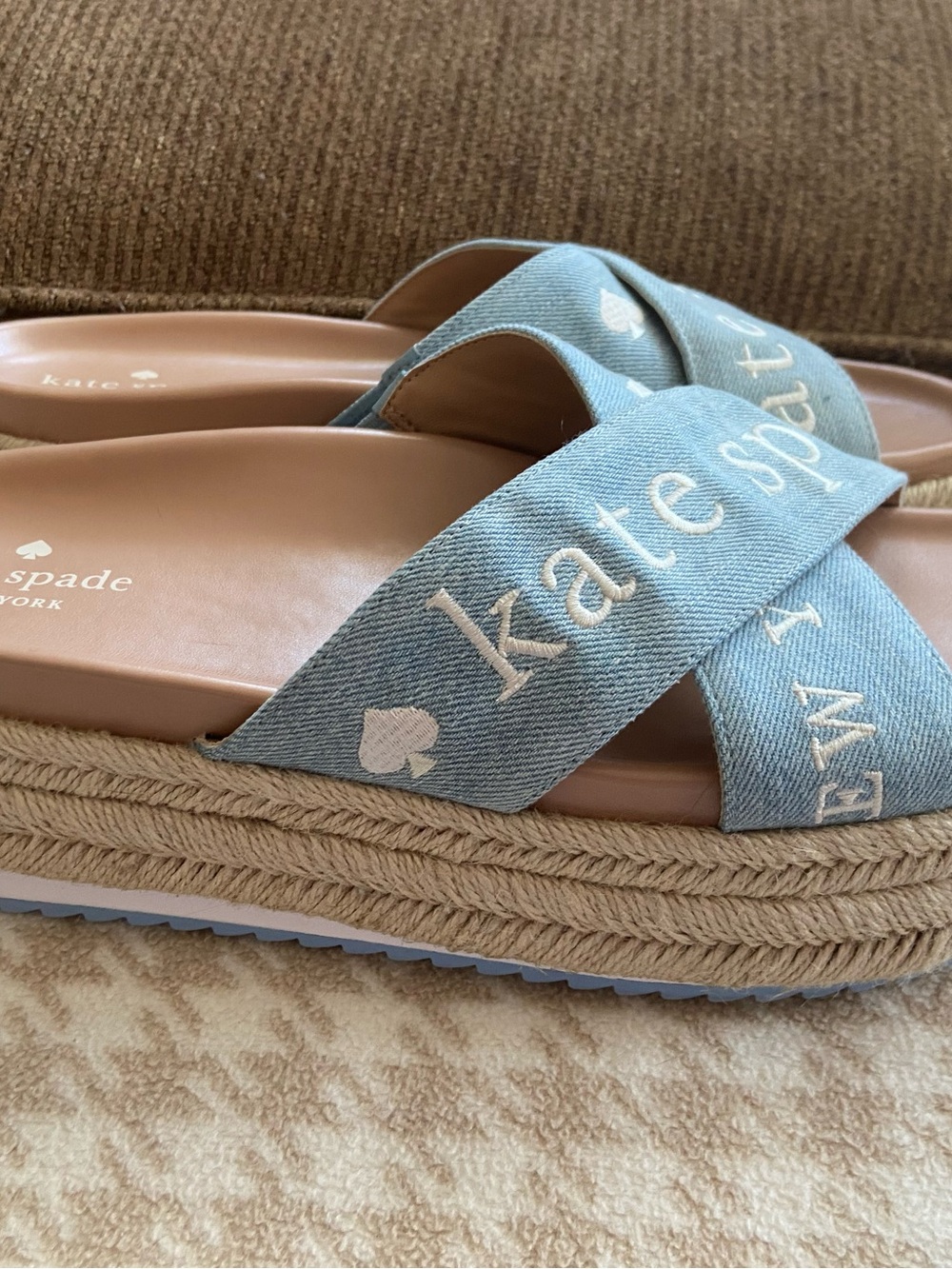 Kate Spade Piper Espadrille platform sandal size 10 - Picture 2 of 6